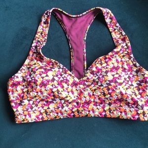 Victoria Secrets sports bra. Multi colored, medium.